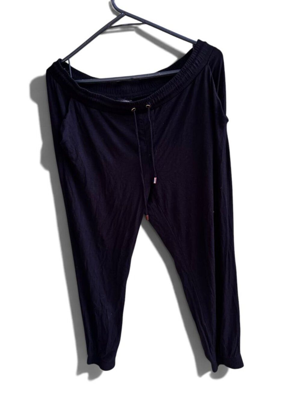 Banana Republic Black Knit Drawstring Joggers Sweatpants Women's Size Medium M